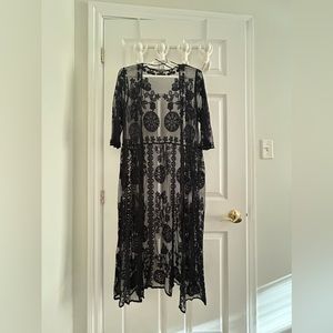 Black Lace Cover Up